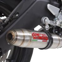 Exhaust compatible with Yamaha Mt 125 2014-2016, Deeptone Inox, Homologated legal full system exhaust, including removable db killer and catalyst