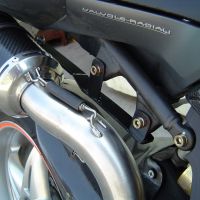 Esapament GPR compatibil cu Mv Agusta Brutale 750 S 2000 Evacuare slip-on omologata, inclusiv db killer detașabil și cot de legătură,Furore Nero
