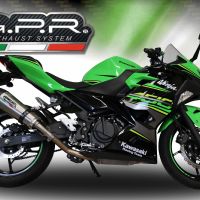 Esapament GPR compatibil cu Kawasaki Z 400 2018  Sistem complet de evacuare Racing,New Grand Prix Evo Titanium