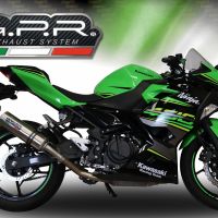 Esapament GPR compatibil cu Kawasaki Z 400 2018  Sistem complet de evacuare Racing,M3 Inox 