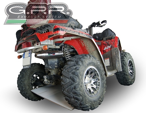 Esapament GPR compatibil cu Can Am Can Am 400 2005 Sistem complet de evacuare legal omologat, inclusiv db killer detașabil,Deeptone Atv