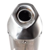Esapament GPR compatibil cu Honda Crf 250 R 2022 Sistem complet de evacuare de curse, inclusiv db killer/parascântei detașabil,Pentacross Inox