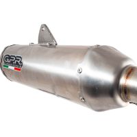 Esapament GPR compatibil cu Honda Crf 250 R 2022 Sistem complet de evacuare de curse, inclusiv db killer/parascântei detașabil,Pentacross Inox