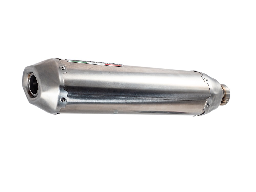 Esapament GPR compatibil cu Honda Crf 250 R 2022 Sistem complet de evacuare de curse, inclusiv db killer/parascântei detașabil,Pentacross Inox