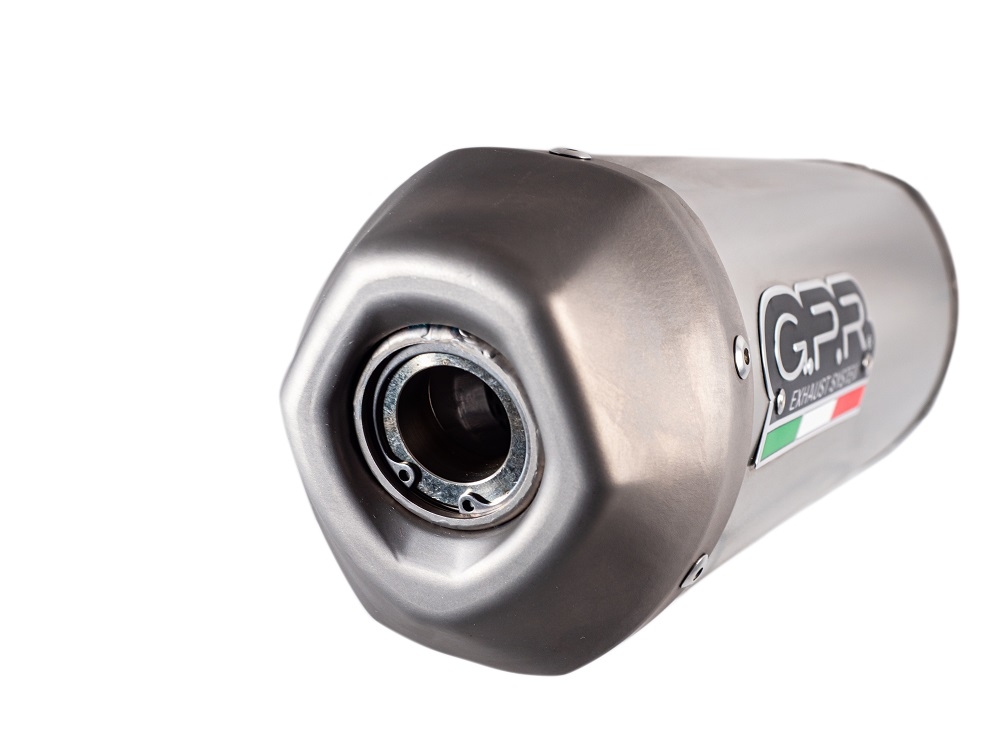 Esapament GPR compatibil cu Gas Gas MC 350F 2021 Sistem complet de evacuare de curse, inclusiv db killer/parascântei detașabil,Pentacross FULL Titanium