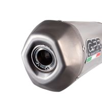 Esapament GPR compatibil cu Gas Gas MC 350F 2021 Sistem complet de evacuare de curse, inclusiv db killer/parascântei detașabil,Pentacross FULL Titanium