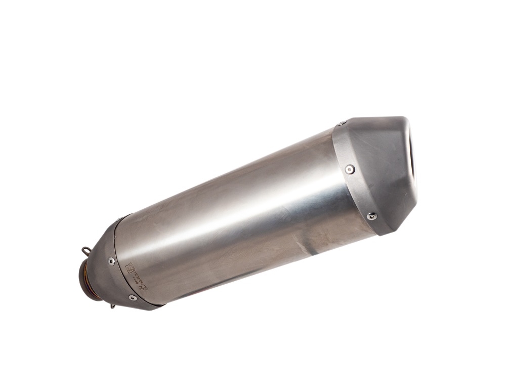 Exhaust compatible with Husqvarna FE 501W 2024-2025, Pentacross FULL Titanium, Racing full system exhaust, including removable db killer/spark arrestor