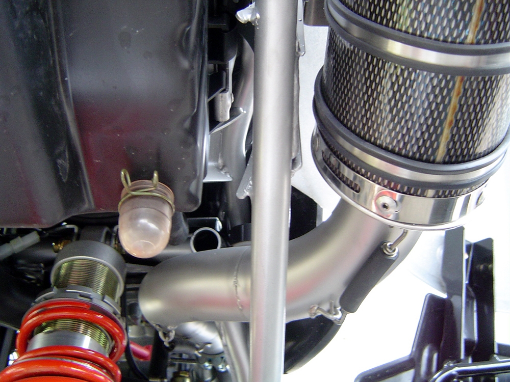 Exhaust compatible with Polaris Predator 500 2003-2010, Deeptone Atv, Homologated legal full system exhaust, including removable db killer