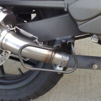 Esapament GPR compatibil cu Kymco Quannon 125 2007 Evacuare slip-on omologata, inclusiv db killer detașabil și cot de legătură,Trioval