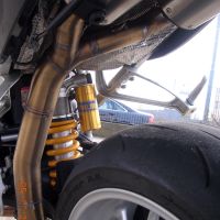 Esapament GPR compatibil cu Bmw R 1200 S 2006 Evacuare cu dublă omologare legală, inclusiv db killers și coturi de legătură detașabile,Furore Nero
