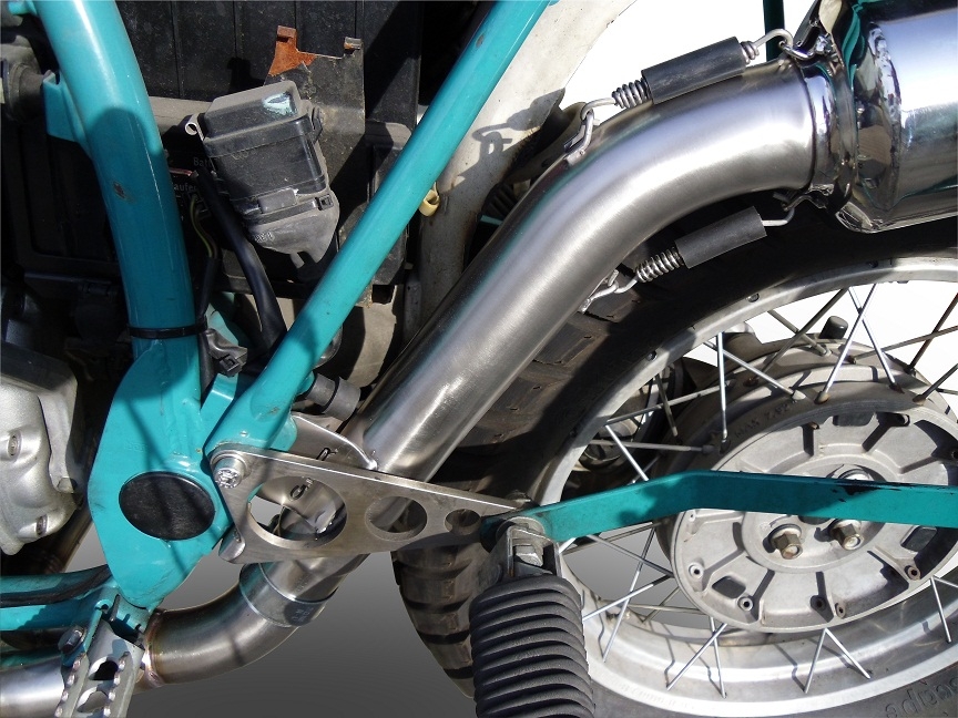 Exhaust compatible with Bmw R 100 Gs 1987-1996, Decatalizzatore, Decat pipe