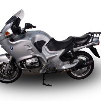 Esapament GPR compatibil cu Bmw R 1150 Rt 2000 Evacuare slip-on omologata, inclusiv db killer detașabil, cot de legătură și catalizator,Furore Nero