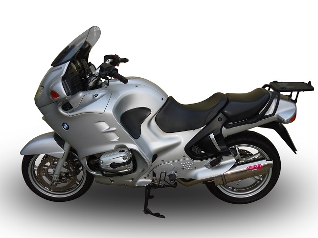 Esapament GPR compatibil cu Bmw R 1150 Rt 2000 Evacuare slip-on omologata, inclusiv db killer detașabil, cot de legătură și catalizator,Trioval