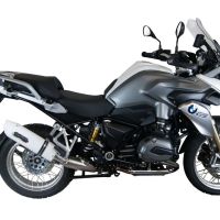 Esapament GPR compatibil cu Bmw R 1200 Gs -Adventure 2014 Evacuare slip-on omologata, inclusiv db killer detașabil și cot de legătură,Albus Ceramic
