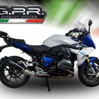 Esapament GPR compatibil cu Bmw R 1200 Rs Lc 2017 Evacuare slip-on omologata, inclusiv db killer detașabil și cot de legătură,Furore Evo4 Nero