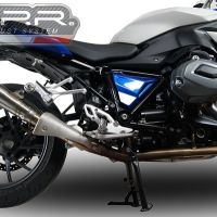 Esapament GPR compatibil cu Bmw R 1200 Rs Lc 2015 Evacuare slip-on omologata, inclusiv db killer detașabil și cot de legătură,Powercone Evo