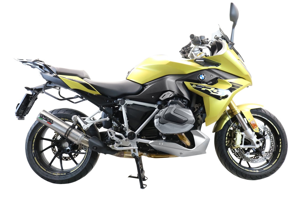 Esapament GPR compatibil cu Bmw R 1250 R -Rs 2021 Evacuare slip-on omologata, inclusiv db killer detașabil și cot de legătură,M3 Inox 