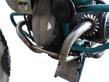 Exhaust compatible with Bmw R 100 Gs 1987-1996, Decatalizzatore, Decat pipe