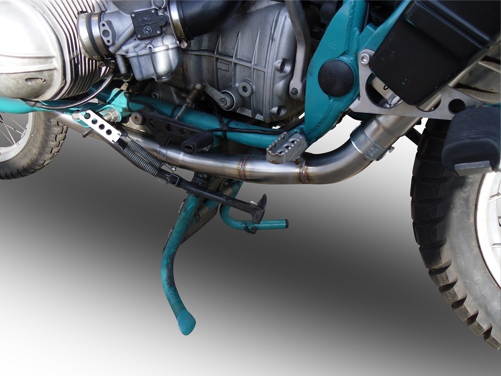 Exhaust compatible with Bmw R 100 Gs 1987-1996, Decatalizzatore, Decat pipe
