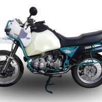 Exhaust compatible with Bmw R 80 Gs 1980-1987, Vintacone, Homologated legal slip-on exhaust including removable db killer and link pipe