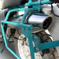 Exhaust compatible with Bmw R 80 Gs 1980-1987, Vintacone, Homologated legal slip-on exhaust including removable db killer and link pipe