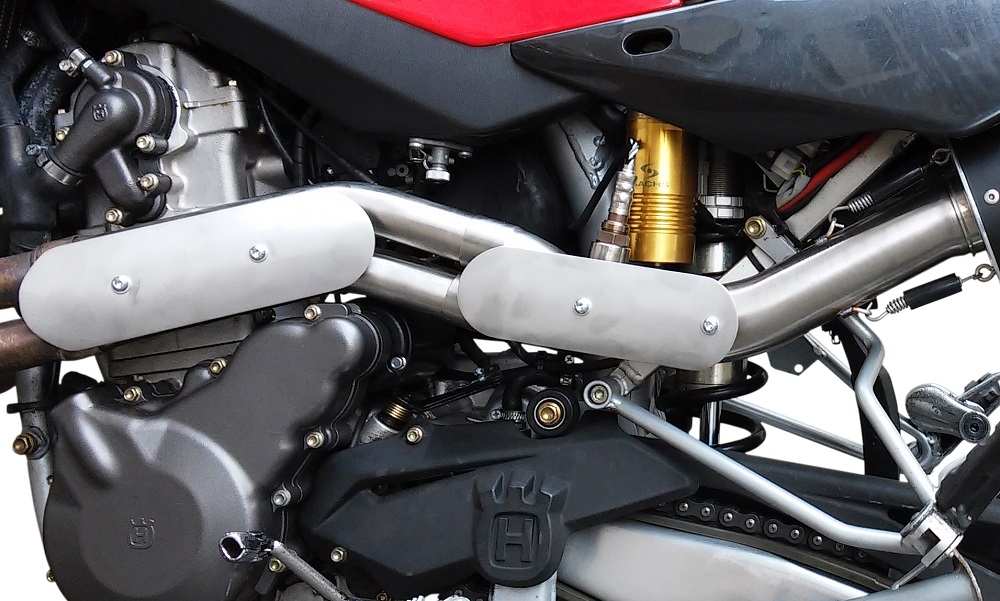 Esapament GPR compatibil cu Husqvarna Te E - Sms 410  2000 Sistem de evacuare omologat complet, inclusiv db killer detașabil,Trioval