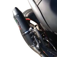 Esapament GPR compatibil cu Cagiva Raptor 1000 2000 Evacuare cu dublă omologare legală, inclusiv db killers și coturi de legătură detașabile,Furore Nero