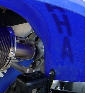 Esapament GPR compatibil cu Yamaha Raptor 660 2000 Sistem complet de evacuare legal omologat, inclusiv db killer detașabil,Deeptone Atv