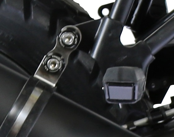 Esapament GPR compatibil cu Royal Enfield Himalayan 410 2021 Evacuare slip-on omologata, inclusiv db killer detașabil, cot de legătură și catalizator,Albus Evo4