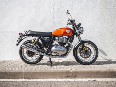 Exhaust compatible with Royal Enfield Continental 650 2019-2020, Ultracone, Dual Homologated legal slip-on exhaust including removable db killers, link pipes and catalysts