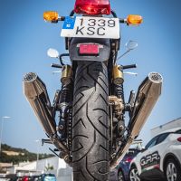 Exhaust compatible with Royal Enfield Interceptor 650 2021-2024, Ultracone, Dual Homologated legal slip-on exhaust including removable db killers, link pipes and catalysts