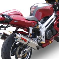 Esapament GPR compatibil cu Aprilia Rsv 1000 R Factory 2006 Evacuare cu dublă omologare legală, inclusiv db killers și coturi de legătură detașabile,Trioval