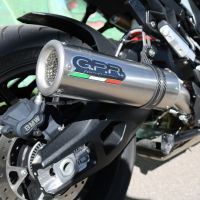 Esapament GPR compatibil cu Bmw S 1000 XR -M  2020 Evacuare slip-on omologata, inclusiv db killer detașabil și cot de legătură,M3 Inox 