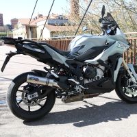 Esapament GPR compatibil cu Bmw S 1000 XR -M  2020 Evacuare slip-on omologata, inclusiv db killer detașabil și cot de legătură,M3 Inox 