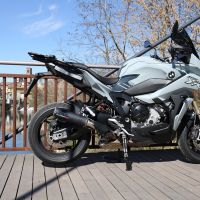Esapament GPR compatibil cu Bmw S 1000 XR -M  2020 Evacuare slip-on de curse, inclusiv cot de legătură,M3 Black Titanium