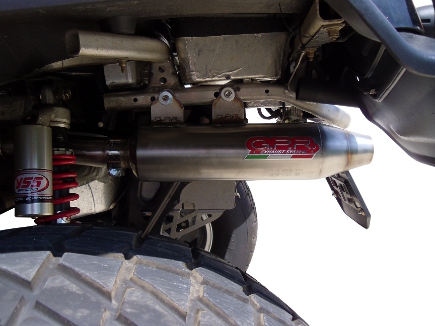 Esapament GPR compatibil cu Can Am Outlander 850 MAX / XT 2016 Evacuare slip-on omologata, inclusiv db killer detașabil și cot de legătură,Deeptone Atv