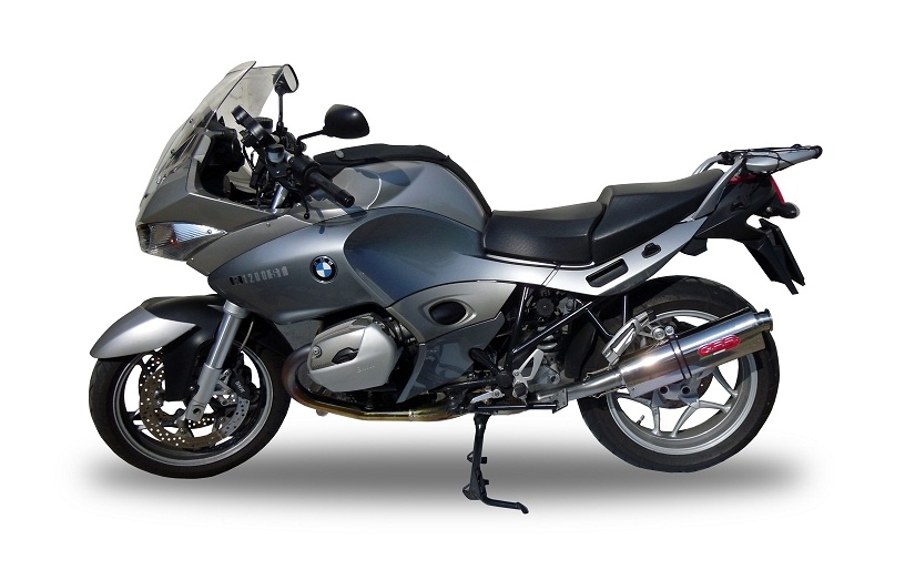 Esapament GPR compatibil cu Bmw R 1200 St -Rt 2003 Evacuare slip-on omologata, inclusiv db killer detașabil și cot de legătură,Trioval