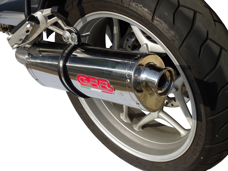 Esapament GPR compatibil cu Bmw R 1200 St -Rt 2003 Evacuare slip-on omologata, inclusiv db killer detașabil și cot de legătură,Trioval