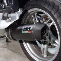 Esapament GPR compatibil cu Bmw R 1150 Rt 2000 Evacuare slip-on omologata, inclusiv db killer detașabil, cot de legătură și catalizator,Furore Nero