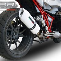 Esapament GPR compatibil cu Bmw R 1200 R 2015 Lc 2017 Evacuare slip-on omologata, inclusiv db killer detașabil și cot de legătură,Albus Evo4