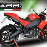 Esapament GPR compatibil cu Buell 1125 R -CR 2005 Sistem de evacuare omologat complet, inclusiv db killer detașabil,Powercone Evo