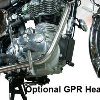 Exhaust compatible with Royal Enfield Classic - Bullet Efi 500 2009-2016, Decatalizzatore, Decat pipe