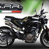 Esapament GPR compatibil cu Husqvarna Vitpilen 401 2018 Evacuare slip-on omologata, inclusiv db killer detașabil, cot de legătură și catalizator,Powercone Evo