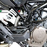 Exhaust compatible with Husqvarna Svartpilen 401 2018-2019, Decatalizzatore, Decat pipe