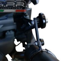 Esapament GPR compatibil cu Bmw C 650 Sport 2016 Evacuare slip-on omologata, inclusiv db killer detașabil și cot de legătură,Furore Evo4 Nero