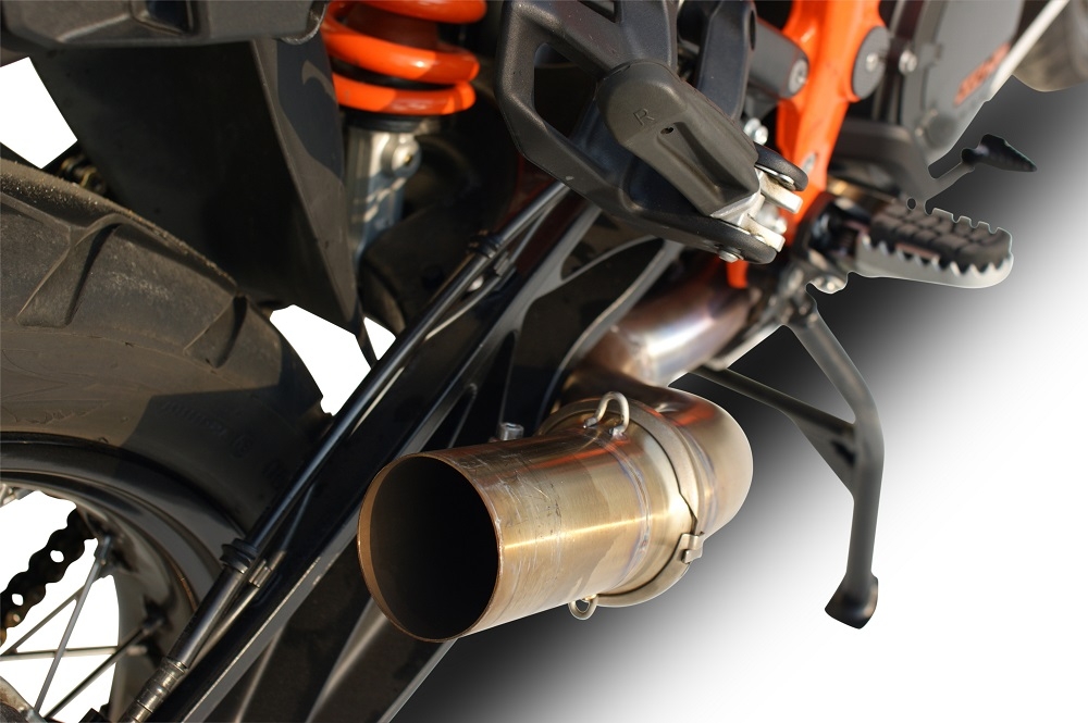Esapament GPR compatibil cu Ktm LC 8 Super Adventure 1290 - S - R - T 2017 Teava decatalizator,Decatalizzatore