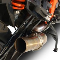 Esapament GPR compatibil cu Ktm LC 8 Super Adventure 1290 - S - R - T 2017 Teava decatalizator,Decatalizzatore