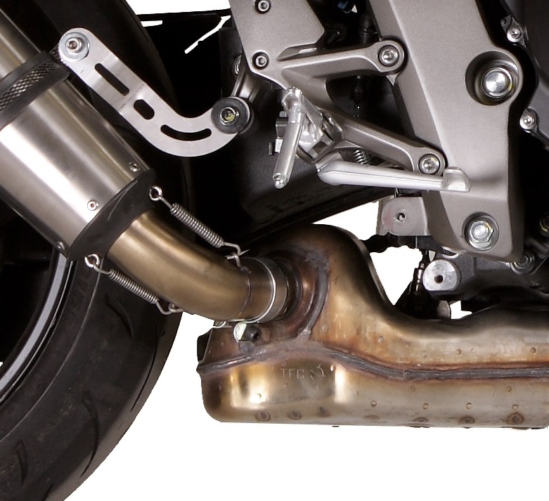 Esapament GPR compatibil cu Honda Cb 1000 R  2008 Evacuare slip-on omologata, inclusiv db killer detașabil și cot de legătură,Trioval