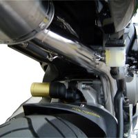 Esapament GPR compatibil cu Honda Cbr 1000 Rr 2004 Evacuare slip-on omologata, inclusiv db killer detașabil și cot de legătură,Deeptone Inox
