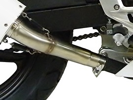 Exhaust compatible with Honda Cbr 300 R 2014-2016, Albus Ceramic, Homologated legal slip-on exhaust including removable db killer, link pipe and catalyst